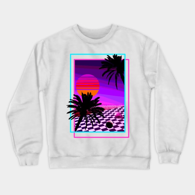 Beach of  R E M E M B R A N C E Crewneck Sweatshirt by Zeroeroroo